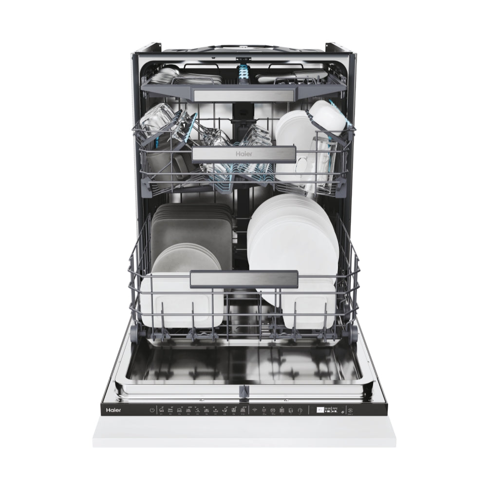 Haier XS 6A4M4PB-80 60cm Intergrated Dishwasher, 16 place settings I-PRO SHINE