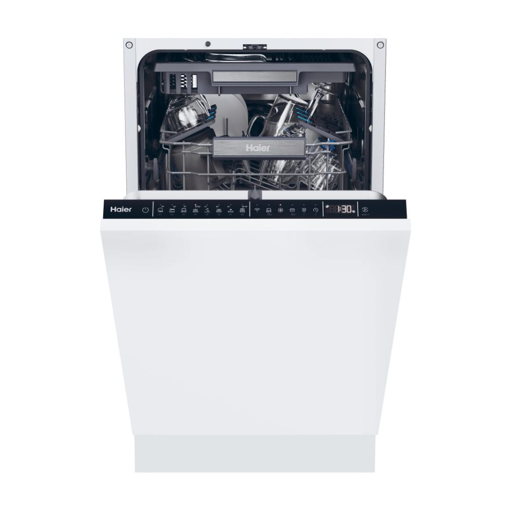 Haier XI1C3TB2FB-80 45cm 11 Place setting Fully Integrated Dishwasher with Bluetooth & WIFI Connectivity