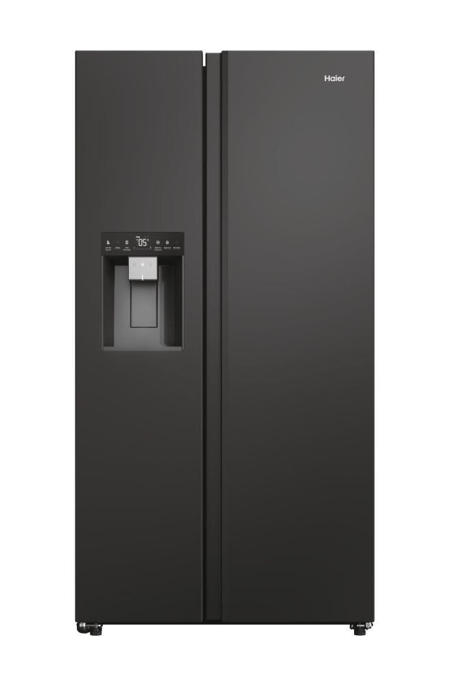 Haier HSW79F18DIPT(UK) 90cm Fridge Freezer with Water Dispenser- Black