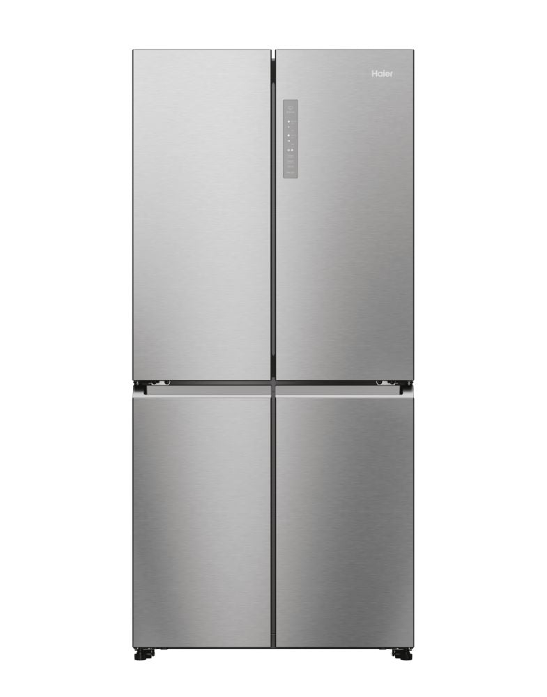 Haier HCR7818DNMM(UK) Multi-door Fridge Freezer 83cm-Platnium Inox Finish