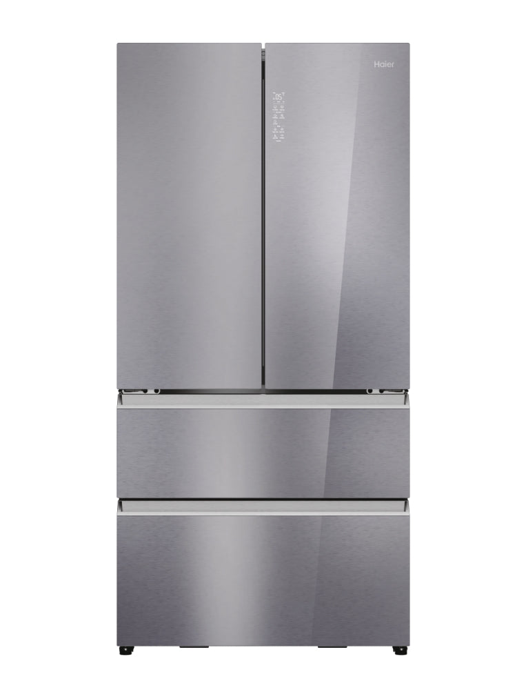 Haier HFR79F19EFGK(UK) Series 7 90cm Multi-Door Fridge Freezer with 10 Year Warranty-Sapphire Glass