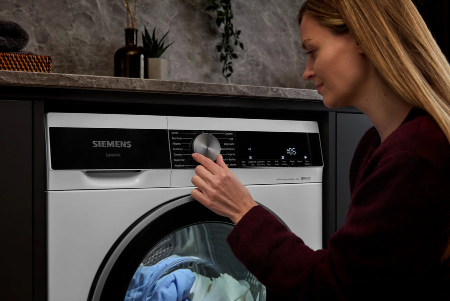Siemens WQ45G203GB iQ500, Heat pump tumble dryer, 9 kg-White