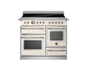Bertazzoni HER105I3EAVT2 100 cm induction top, electric triple oven Heritage Series- Avorio
