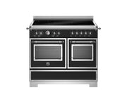 Bertazzoni HER105I2ENET2 100 cm induction top, electric double oven Heritage Series-Black