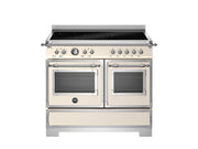 Bertazzoni HER105I2EAVT2 100 cm induction top, electric double oven Heritage Series-Avorio