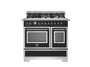Bertazzoni HER96L2ENET2 90 cm 6-burner electric double oven Heritage Series-Black