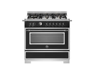 Bertazzoni HER96L1ENET2 90 cm 6-Burner, Electric Oven Heritage Series-Black
