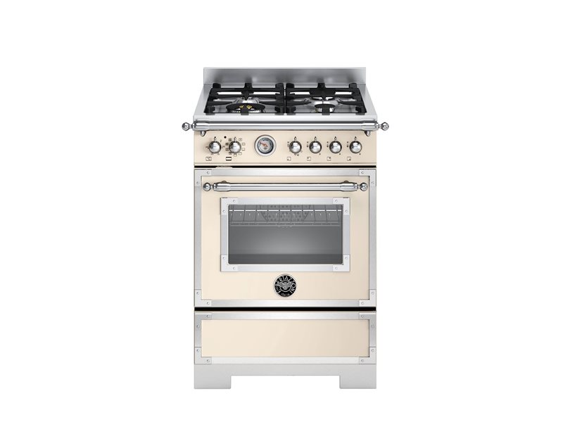 Bertazzoni HER64L1EAVT2 60 cm 4-burner electric oven Heritage Series-Avorio