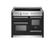 Bertazzoni MAS115I3ENEC2 110 cm induction top electric triple oven Master Series-Matt Black