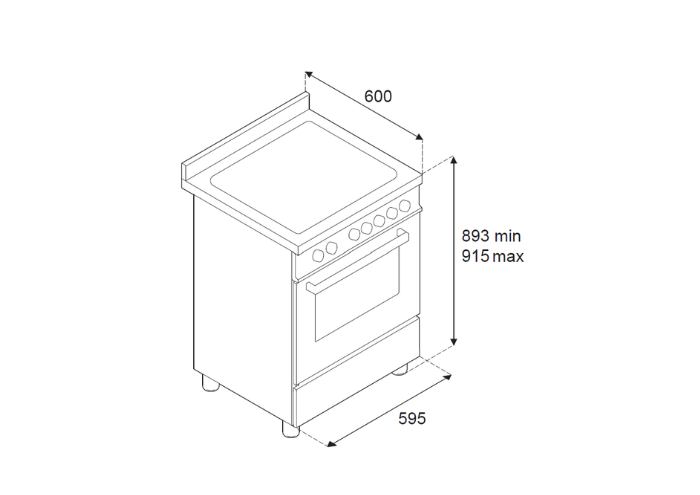 Bertazzoni MAS64I1EXC2 60 cm induction top electric oven Master Series-Stainless Steel