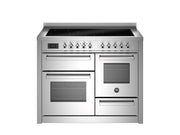 Bertazzoni PRO115I3EXT2 110 cm induction top electric triple oven Professional Series- Stainless Steel
