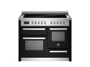 Bertazzoni  PRO115I3ENET2 110 cm induction top electric triple oven Professional Series- Black