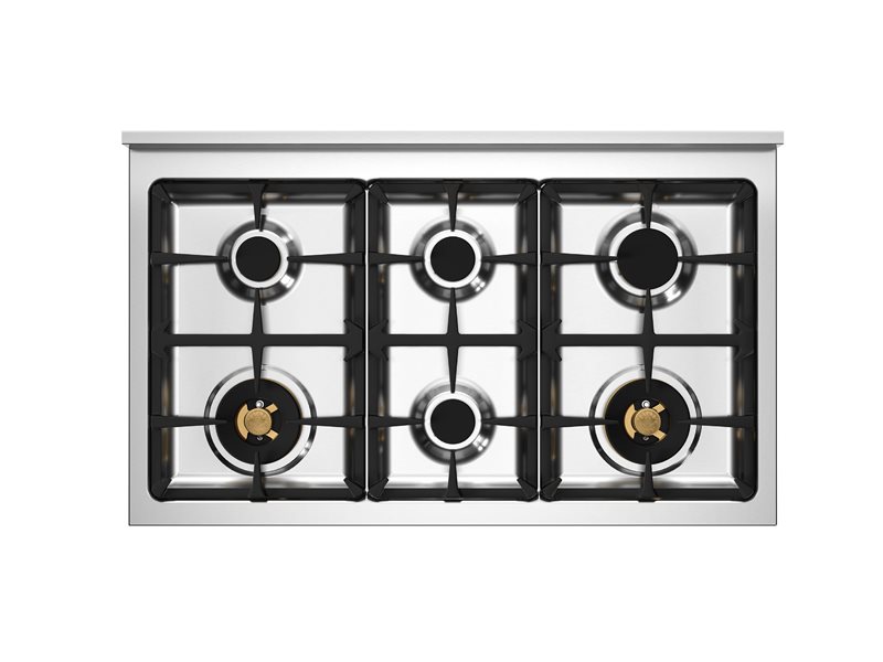 Bertazzoni PRO106L3EXT2 100 cm 6 burner electric triple oven Professional Series-Stainless Steel