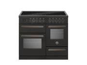 Bertazzoni PRO105I3ECAT2 100 cm induction top electric triple oven Professional Series-Carbonio