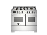 Bertazzoni PRO106L2EXT2 100 cm 6-burner electric double oven Professional Series-Stainless Steel