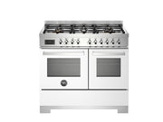 Bertazzoni PRO106L2EBIT2 100 cm 6-burner electric double oven Professional Series-White