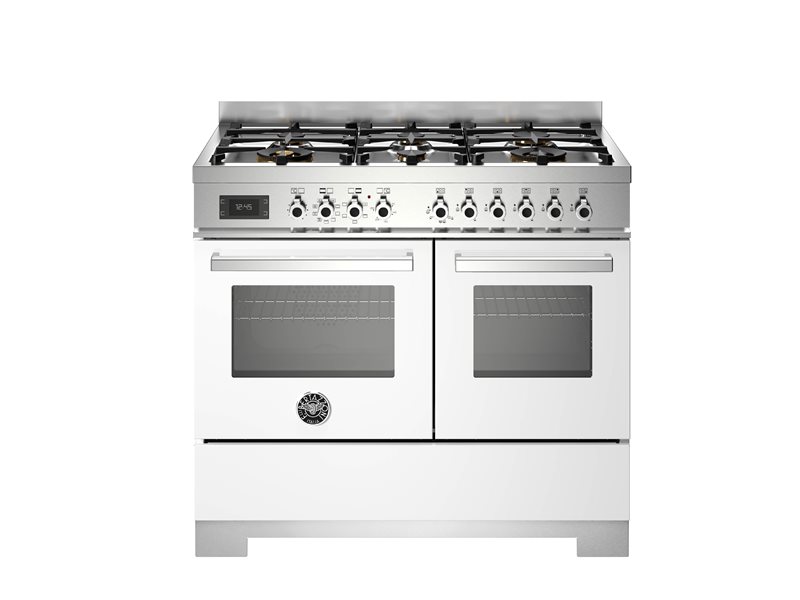 Bertazzoni PRO106L2EBIT2 100 cm 6-burner electric double oven Professional Series-White
