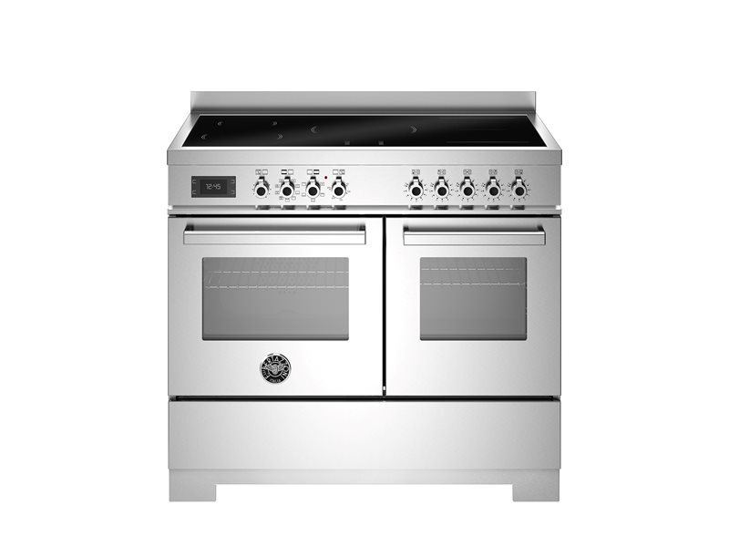 Bertazzoni PRO105I2EXT2 100 cm induction top electric double oven Professional Series-Stainless Steel