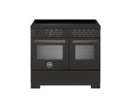 Bertazzoni PRO105I2ECAT2 100 cm induction top electric double oven Professional Series-Carbonio