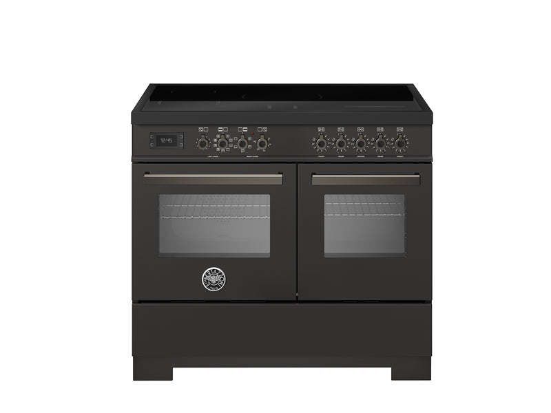 Bertazzoni PRO105I2ECAT2 100 cm induction top electric double oven Professional Series-Carbonio