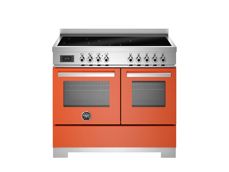 Bertazzoni PRO105I2EART2 100 cm induction top electric double oven Professional Series-Orange