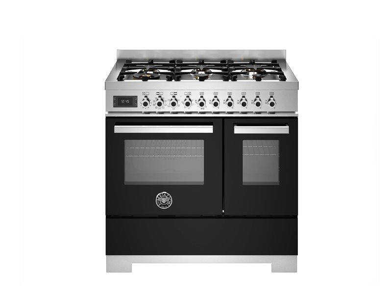 Bertazzoni PRO96L2ENET2 90 cm 6-burner electric double oven Professional Series-Black