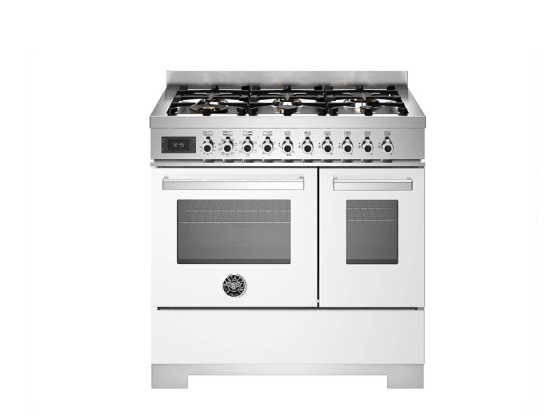 Bertazzoni PRO96L2EBIT2 90 cm 6-burner electric double oven Professional Series-White