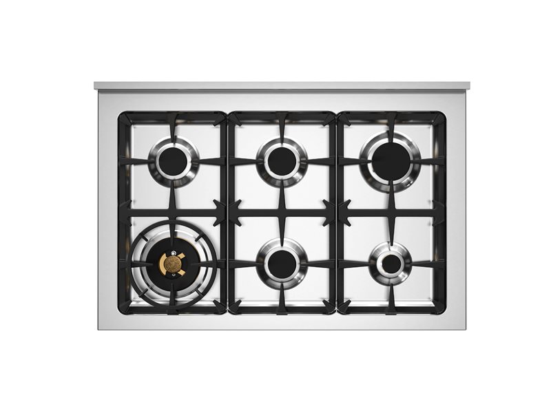 Bertazzoni PRO96L2ENET2 90 cm 6-burner electric double oven Professional Series-Black