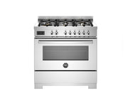 Bertazzoni PRO96L1EXT2 90 cm 6-Burner, Electric Oven Professional Series-Stainless Steel