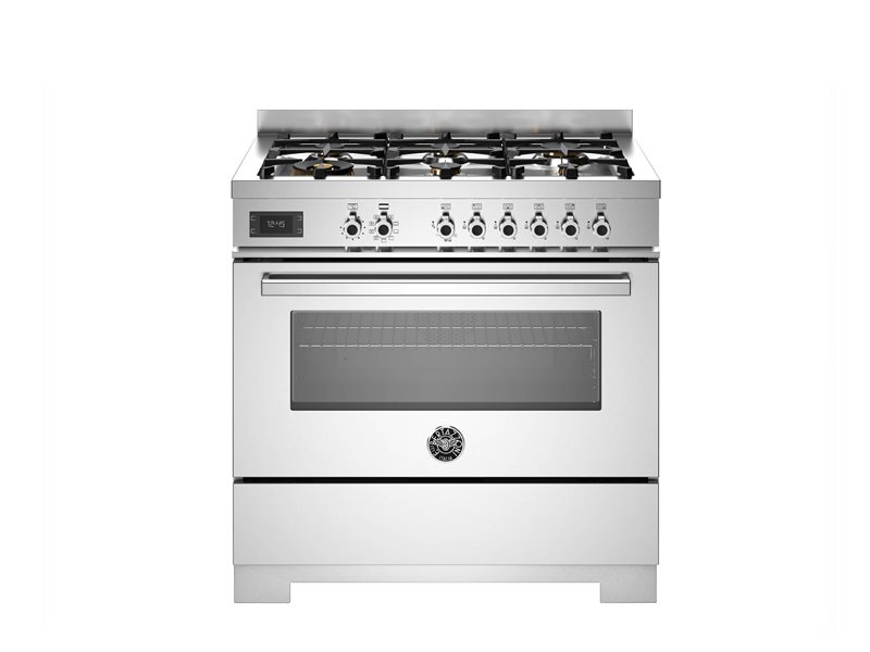 Bertazzoni PRO96L1EXT2 90 cm 6-Burner, Electric Oven Professional Series-Stainless Steel