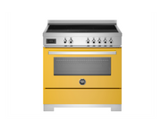 Bertazzoni PRO95I1EGIT2 90 cm induction top, Electric Oven Professional Series-Yellow