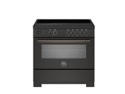 Bertazzoni PRO95I1ECAT2 90 cm induction top, Electric Oven Professional Series-Carbonio