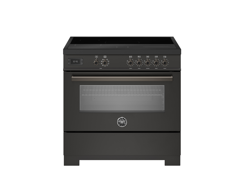 Bertazzoni PRO95I1ECAT2 90 cm induction top, Electric Oven Professional Series-Carbonio