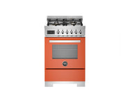 Bertazzoni PRO64L1EART2 60 cm 4-burner electric oven Professional Series-Orange
