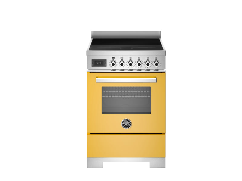 Bertazzoni PRO64I1EGIT2 60 cm induction top electric oven Professional Series- Yellow