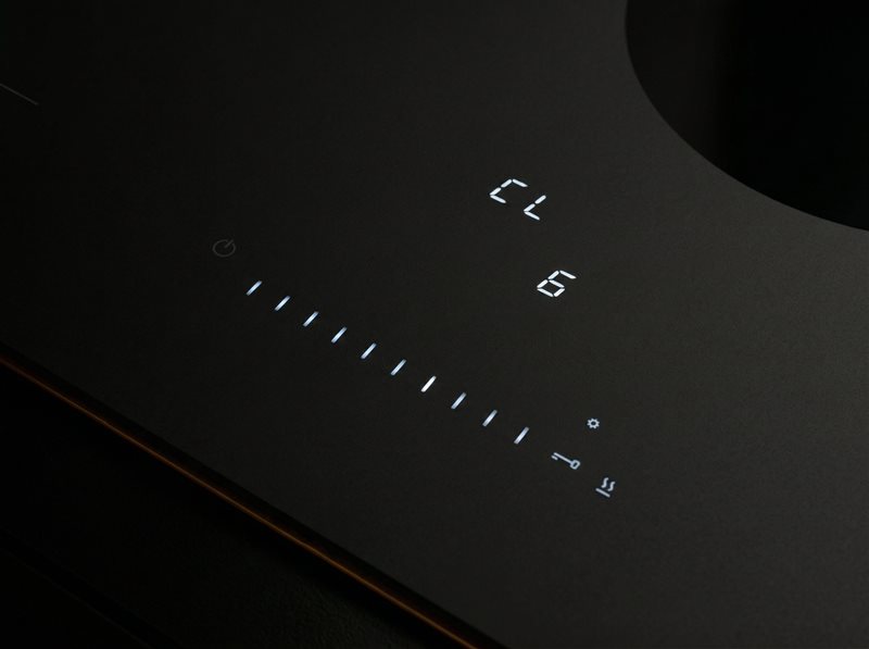 Bertazzoni P784I1M30QP 78 cm Induction Hob, 4 cooking zones, hidden white LED slider, black matt Modern Series-Black