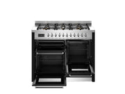 Bertazzoni PRO116L3ENET2 110 cm 6-burner electric triple oven Professional Series- Black