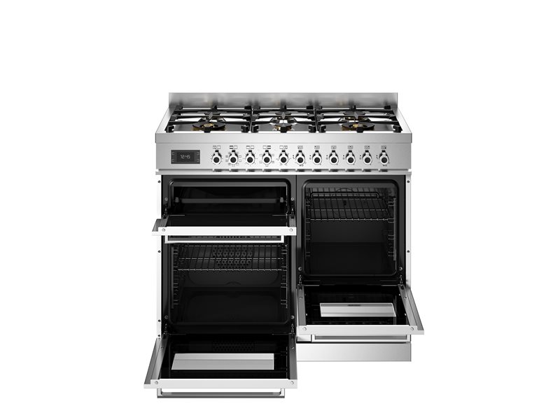 Bertazzoni PRO106L3EBIT2 100 cm 6 burner electric triple oven Professional Series-White