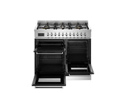 Bertazzoni PRO106L3ENET2 100 cm 6 burner electric triple oven Professional Series-Black