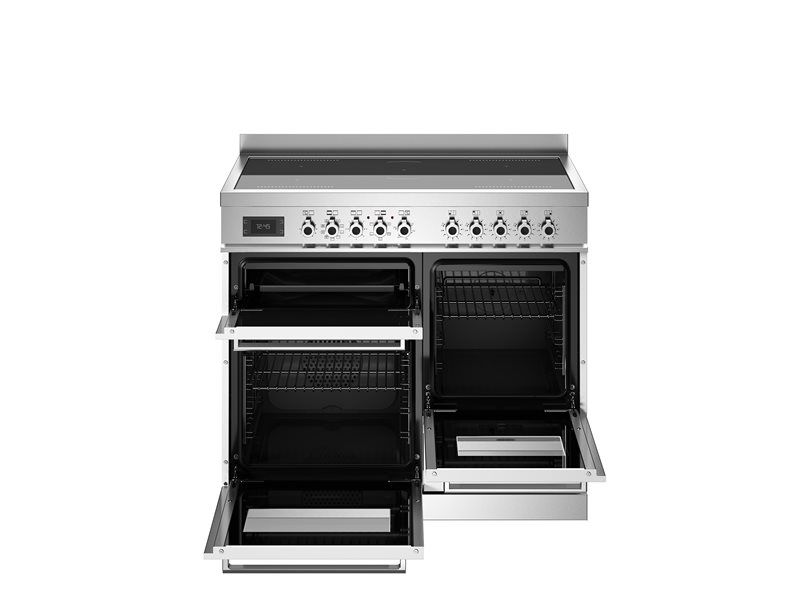 Bertazzoni PRO105I3EBIT2 100 cm induction top electric triple oven Professional Series- White