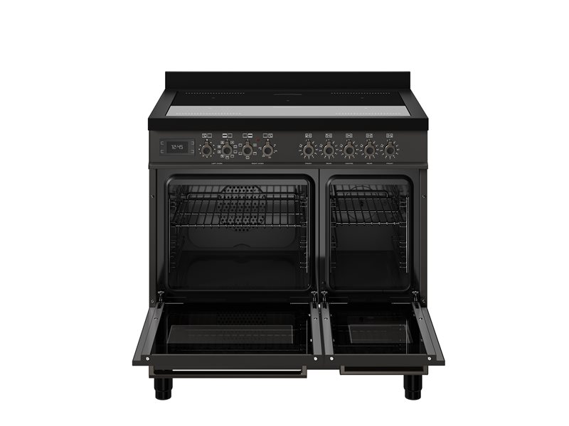 Bertazzoni PRO95I2ECAT2 90 cm induction top electric double oven Professional Series-Carbonio