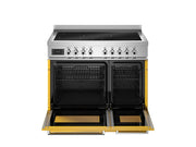 Bertazzoni PRO95I2EGIT2 90 cm induction top electric double oven Professional Series-Yellow