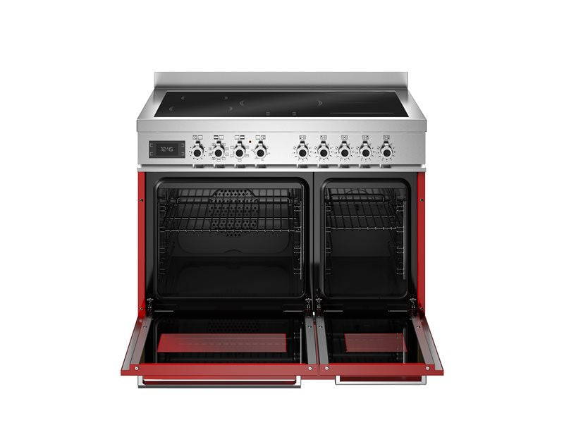 Bertazzoni PRO95I2EROT2 90 cm induction top electric double oven Professional Series-Red