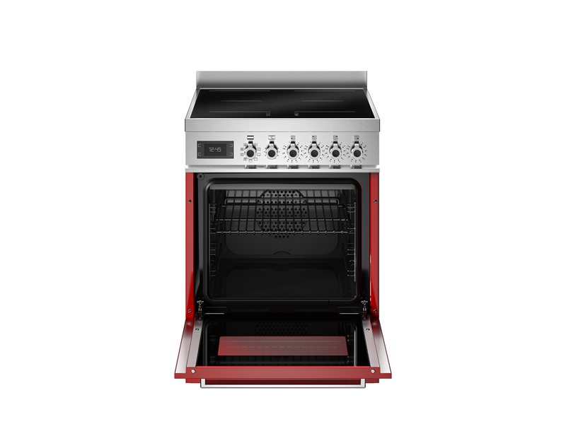 Bertazzoni PRO64I1EROT2 60 cm induction top electric oven Professional Series- Red