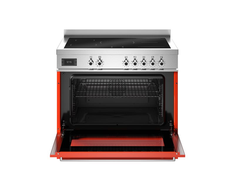 Bertazzoni PRO95I1EART2 90 cm induction top, Electric Oven Professional Series-Orange