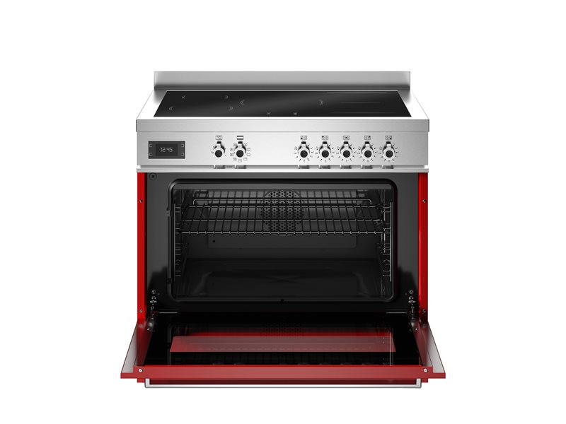 Bertazzoni PRO95I1EROT2 90 cm induction top, Electric Oven Professional Series-Red