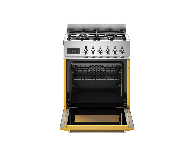 Bertazzoni PRO64L1EGIT2 60 cm 4-burner electric oven Professional Series-Yellow