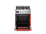 Bertazzoni PRO64L1EART2 60 cm 4-burner electric oven Professional Series-Orange
