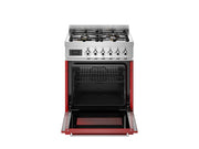 Bertazzoni PRO64L1EROT2 60 cm 4-burner electric oven Professional Series-Red
