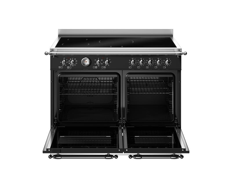 Bertazzoni HER105I2ENET2 100 cm induction top, electric double oven Heritage Series-Black